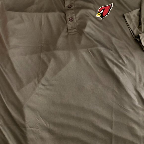 Majestic brand ARIZONA CARDINALS Big & Tall Polo Shirt Sz 4XL,5XL,6XL New w tags - Picture 3 of 3